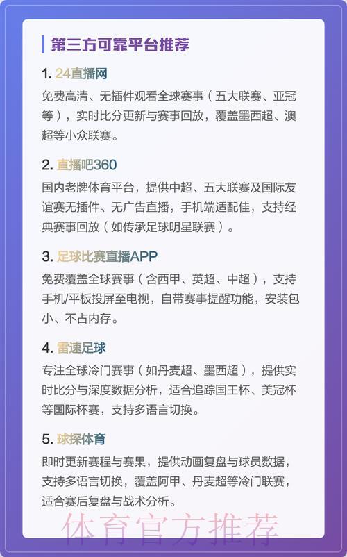 观看世界杯直播哪个平台最值得推荐？